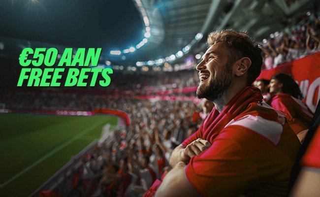 ComeOn: tot €50 aan free bets
