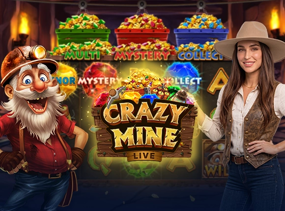Crazy Mine Live review – Spannend live slot