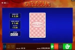 Explodiac bomb gamble screen 1