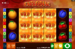 Explodiac bomb wild symbols