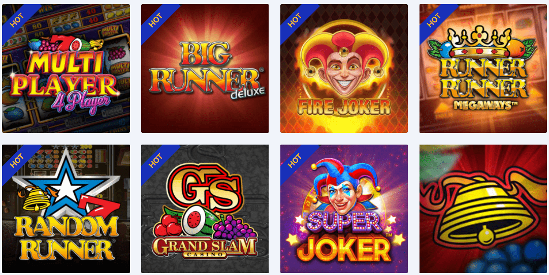 Kansino online casino spelaanbod
