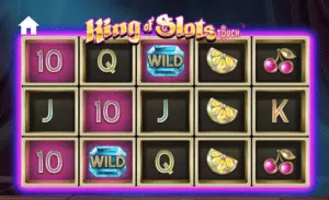 King of slots wild symbol win