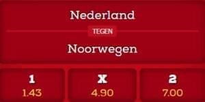 Nederland vs noorwegen