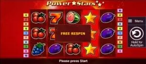Power Stars 3 Power stars free respin