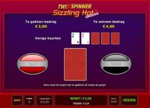 Twin spinner sizzling hot deluxe gamble