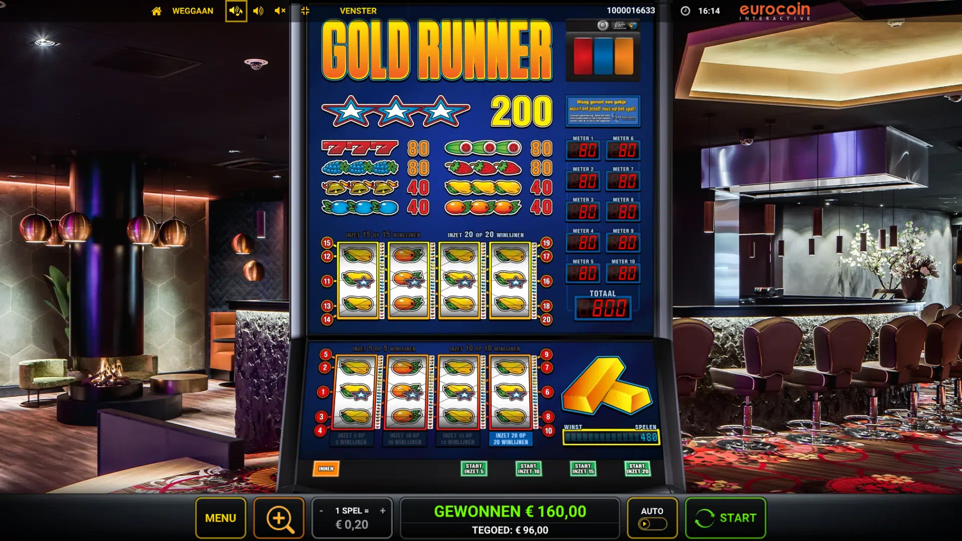 Max win gold runner