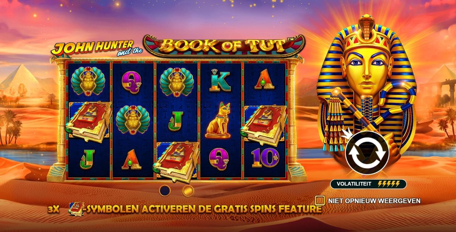 Book of tut john hunter pragmatic play