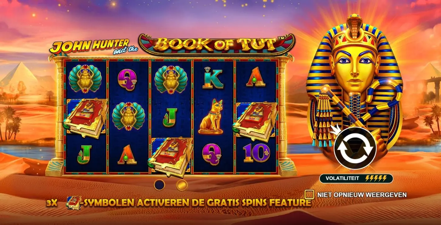 Book of tut john hunter pragmatic play