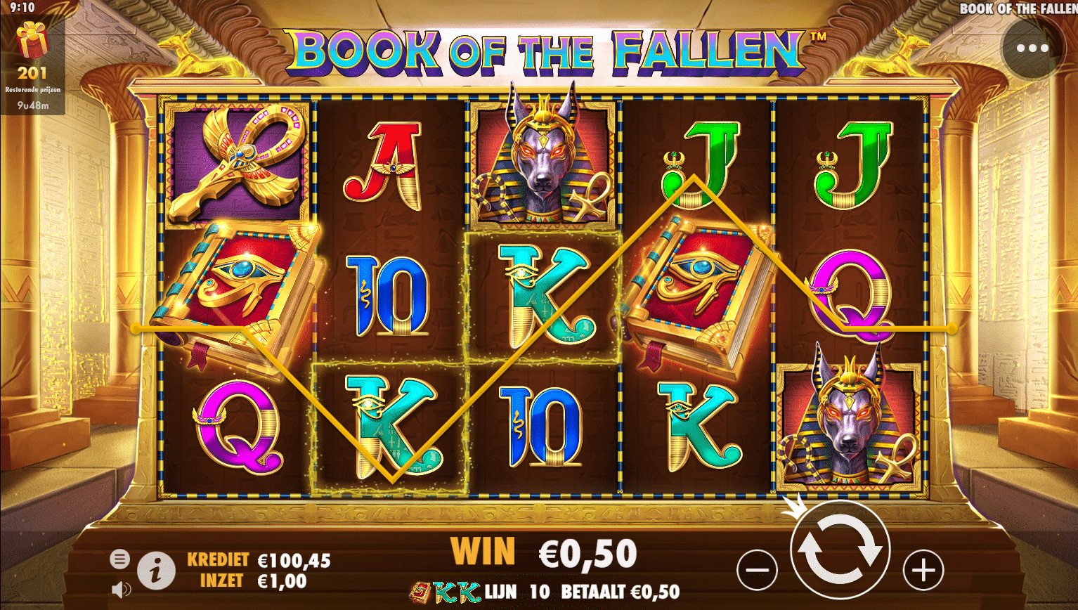 Base game pragmatic play book of fallen