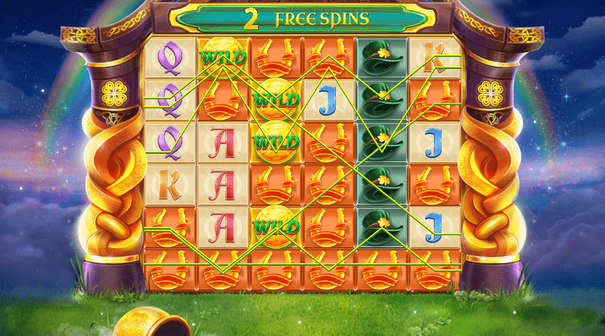 Rainbow jackpots power lines free spins