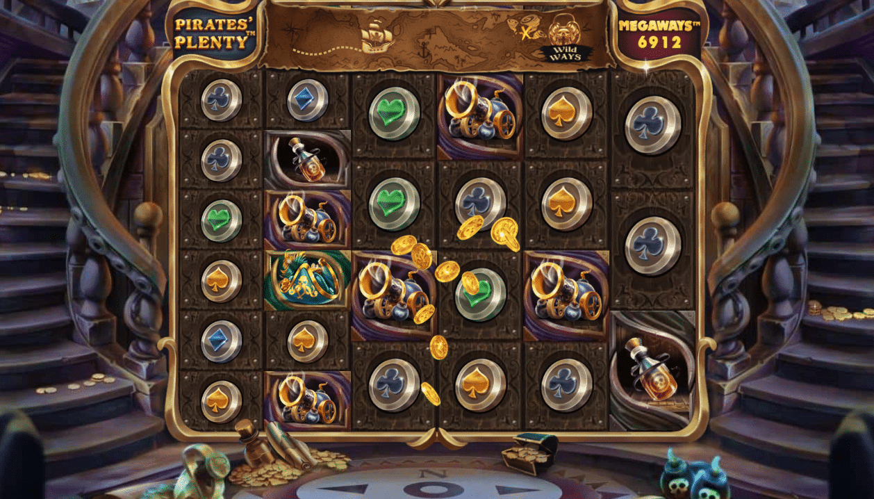 Schip schrijdt voort pirates plenty megaways