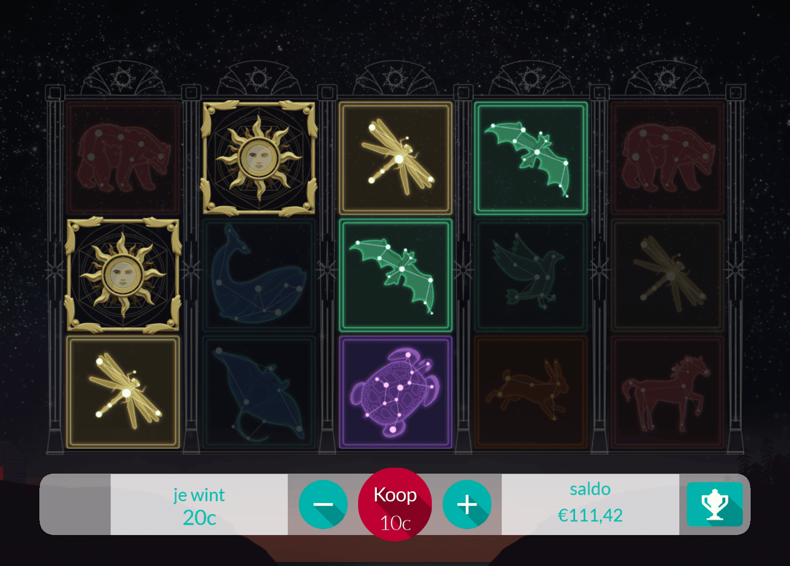 Kosmos 3 Tombola kosmos win met wilds
