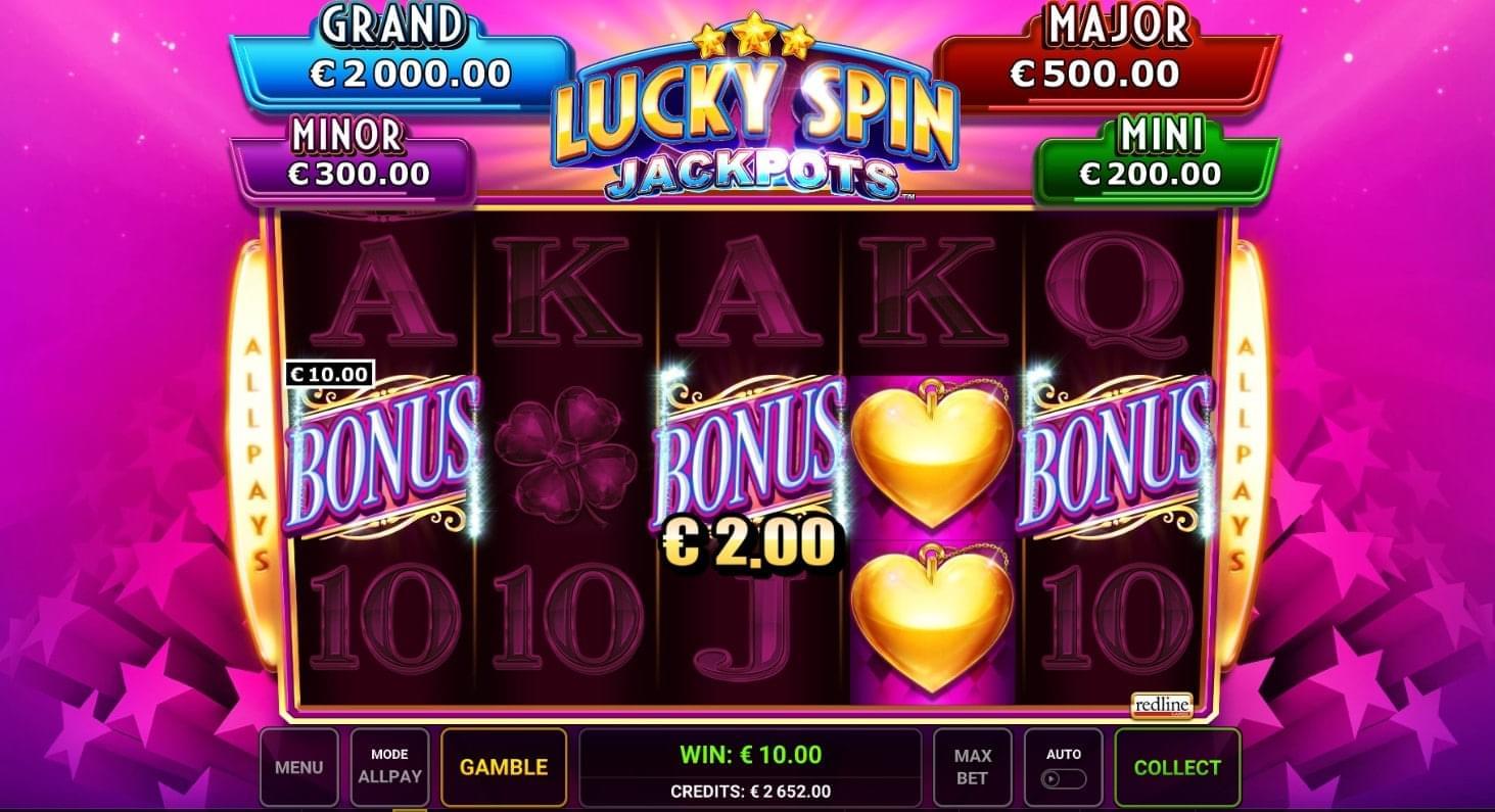 3x bonus lucky spin jackpots