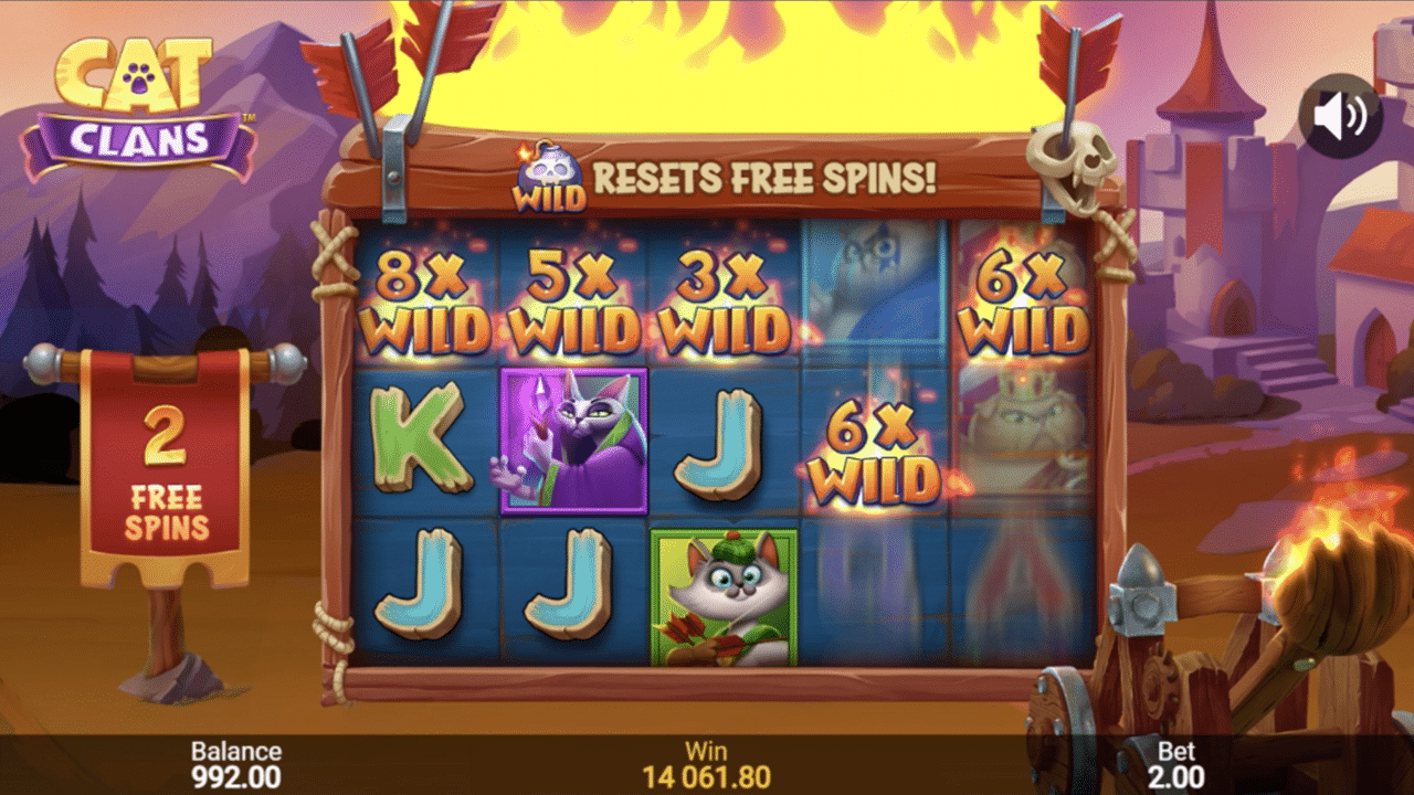 Cat-a-pult free spins