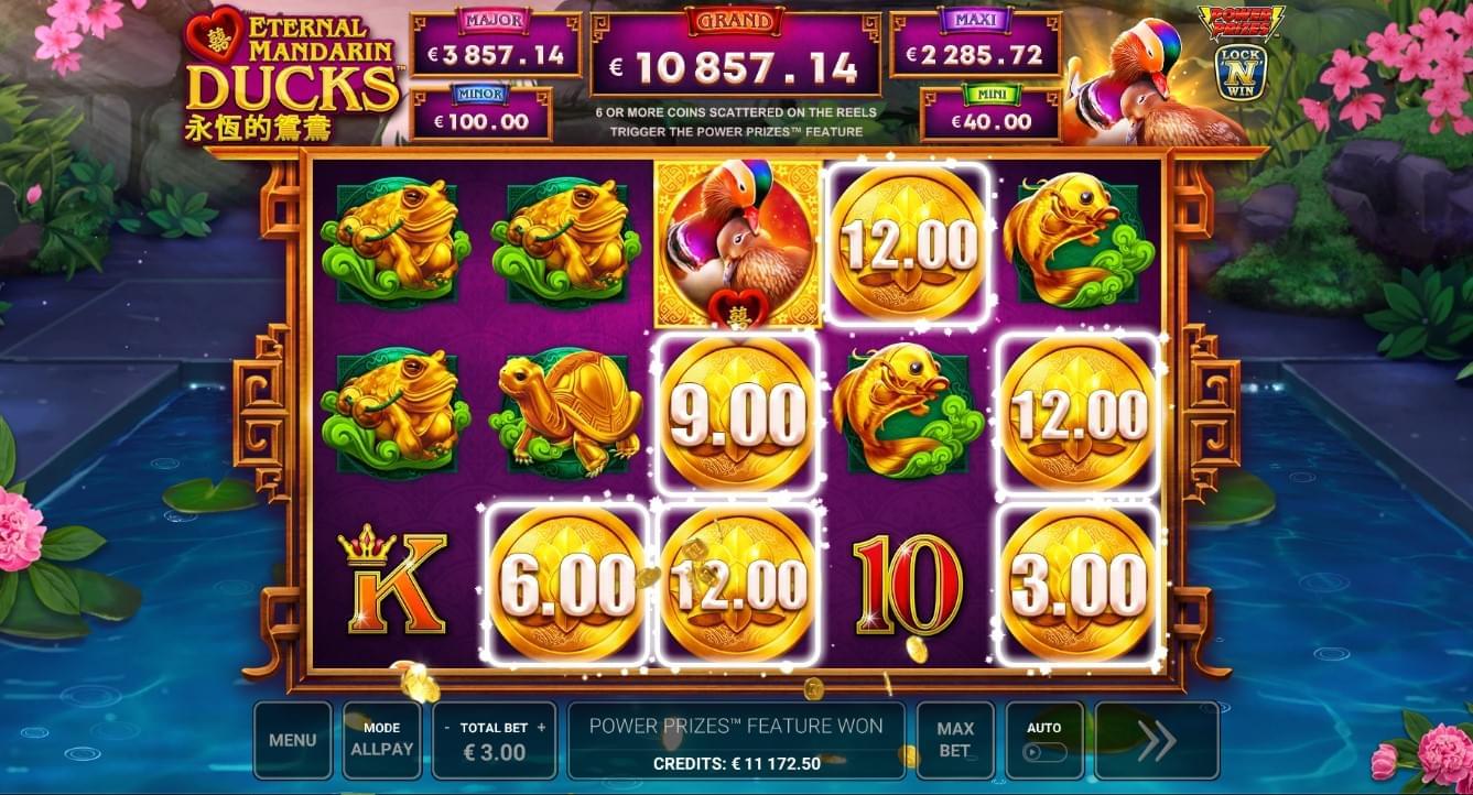 Eternal mandarin ducks feature activation