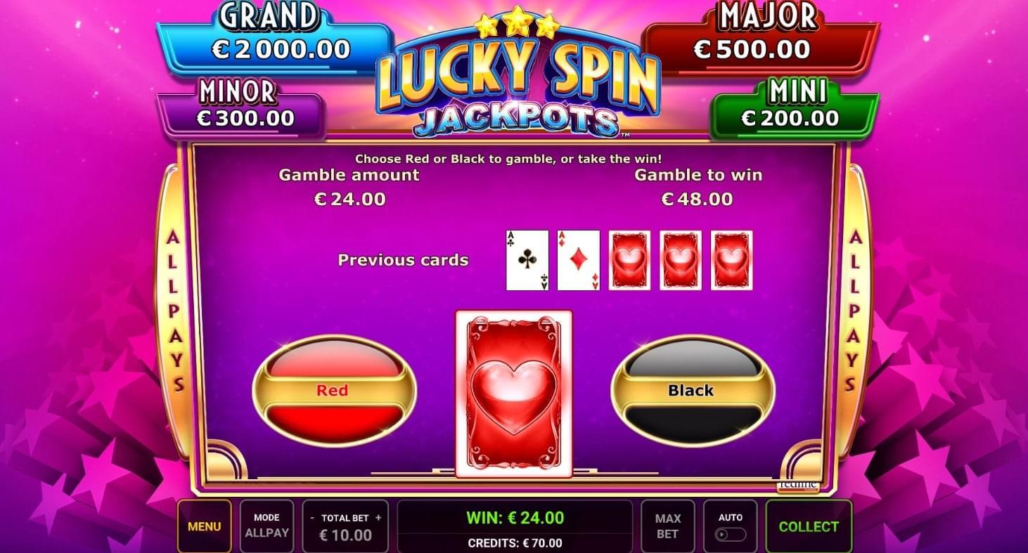 Lucky spin jackpots gamble