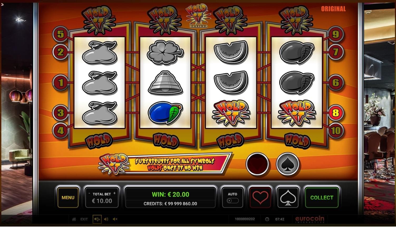 Hold it win met hold symbool