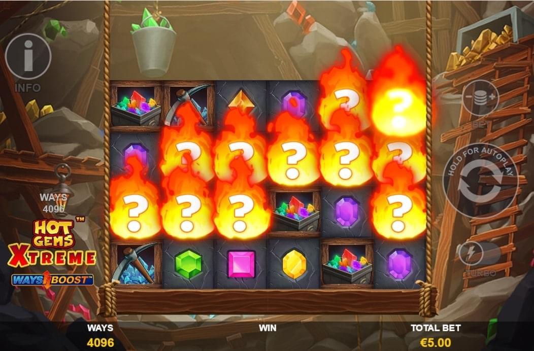 Vlammen hot gems xtreme