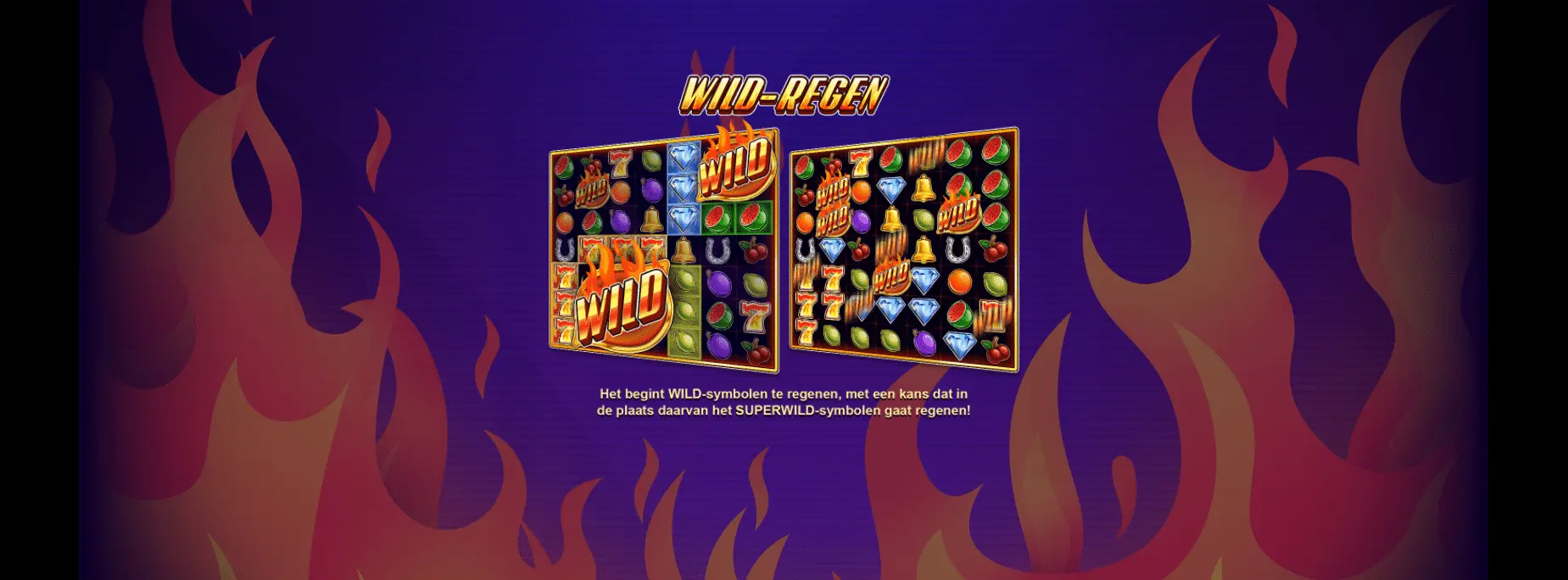 Wild symbool blazing clusters