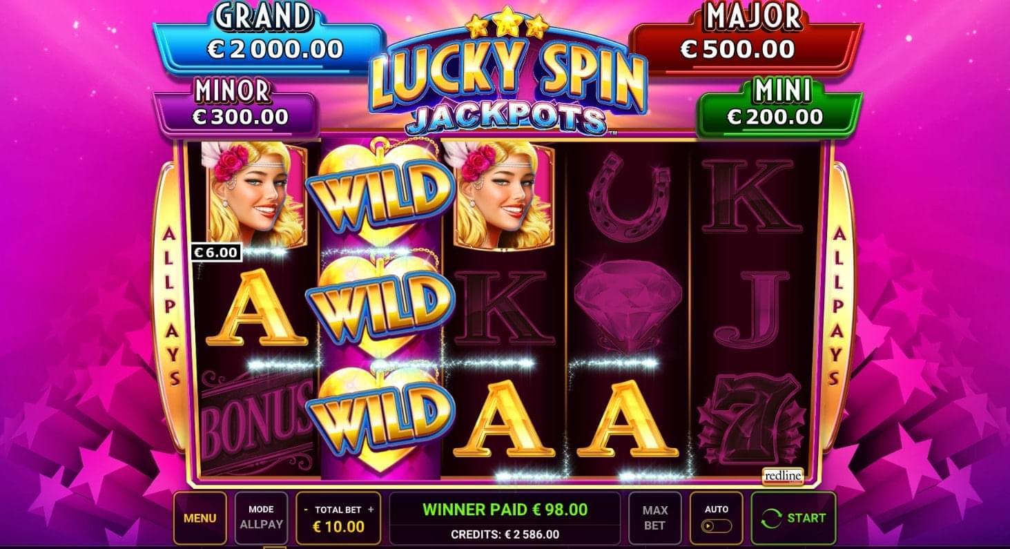 Wild win lucky spin jackpot