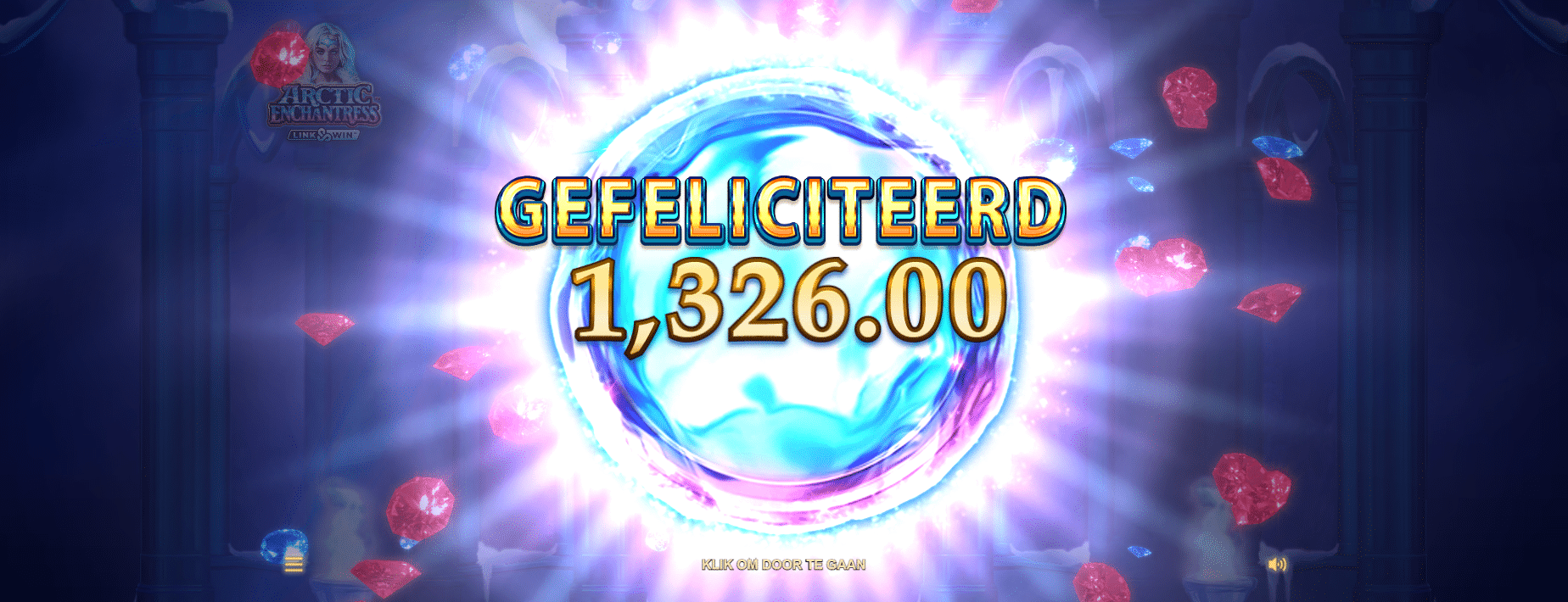 Arctic enchantress link and win coin respin feature