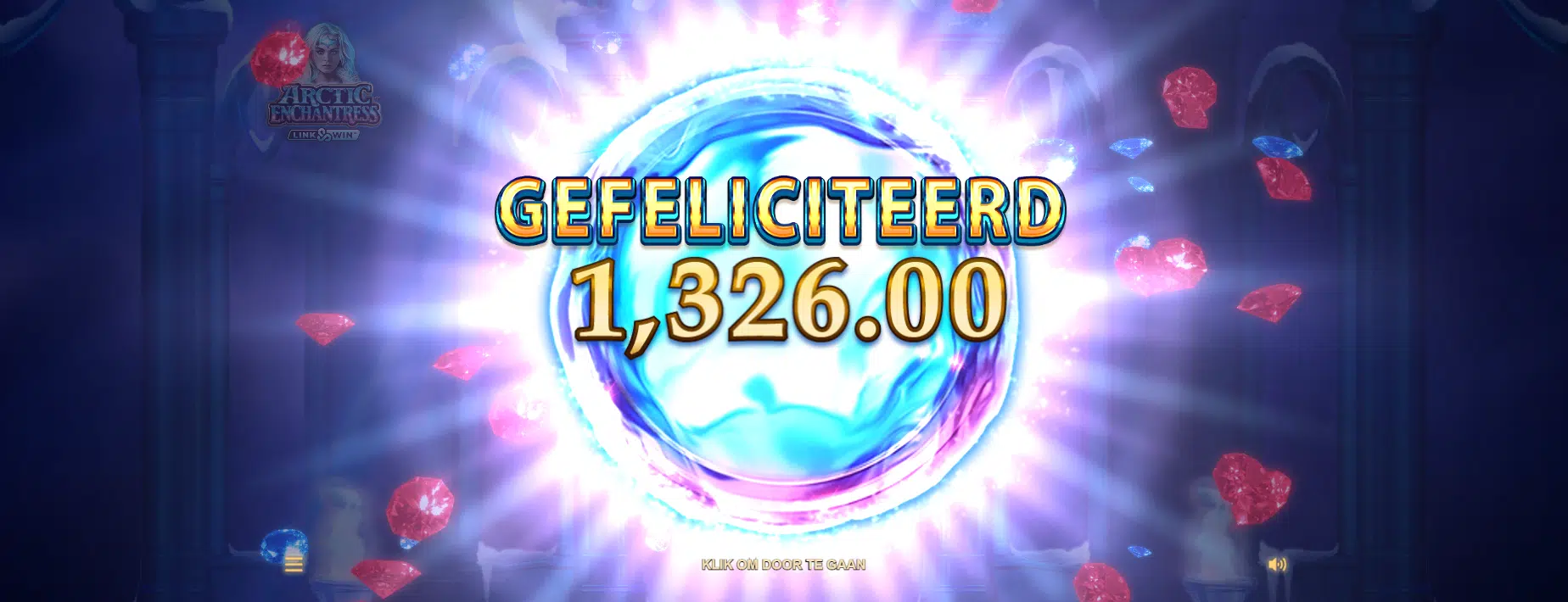 Arctic enchantress link and win coin respin feature