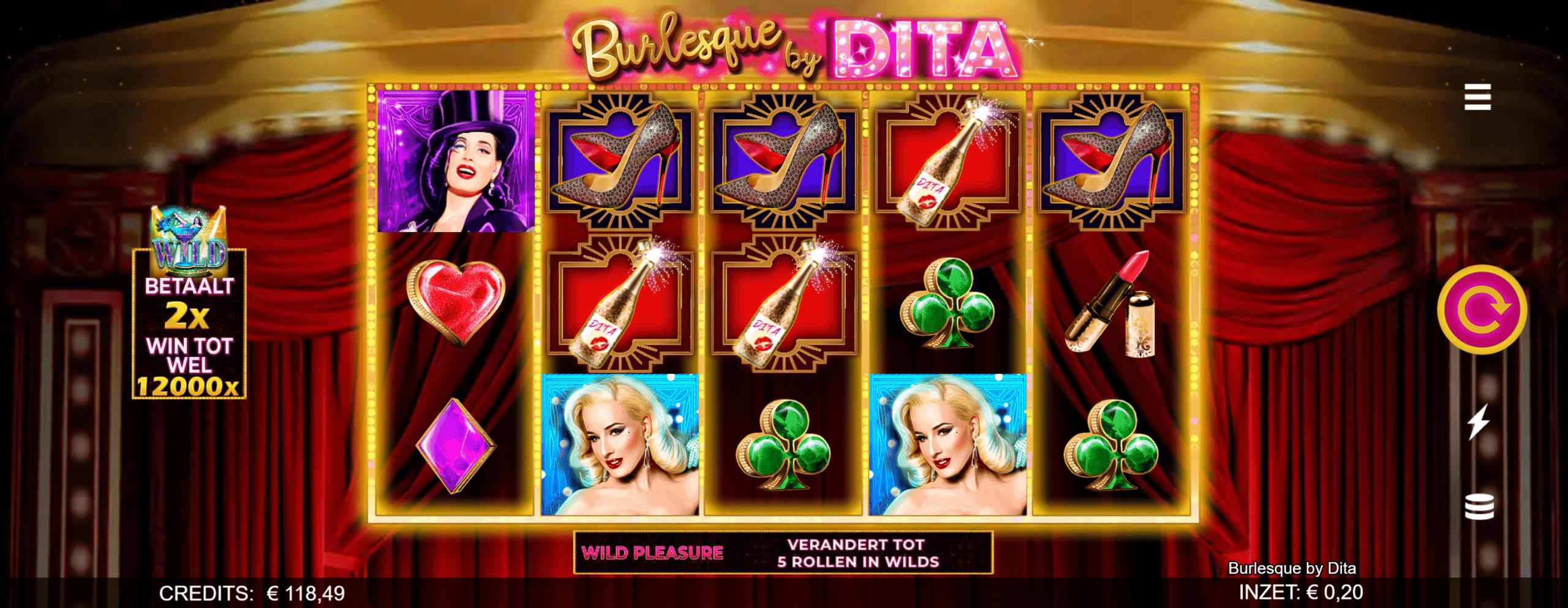 Burlesque by dita background