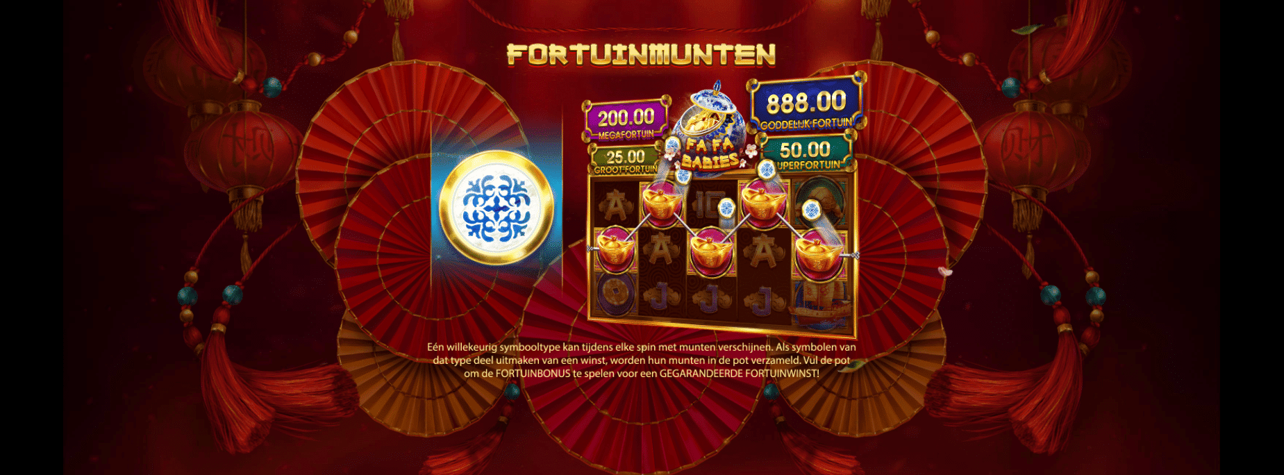 Fa Fa Babies 6 Fortuinmunten geluksmunten