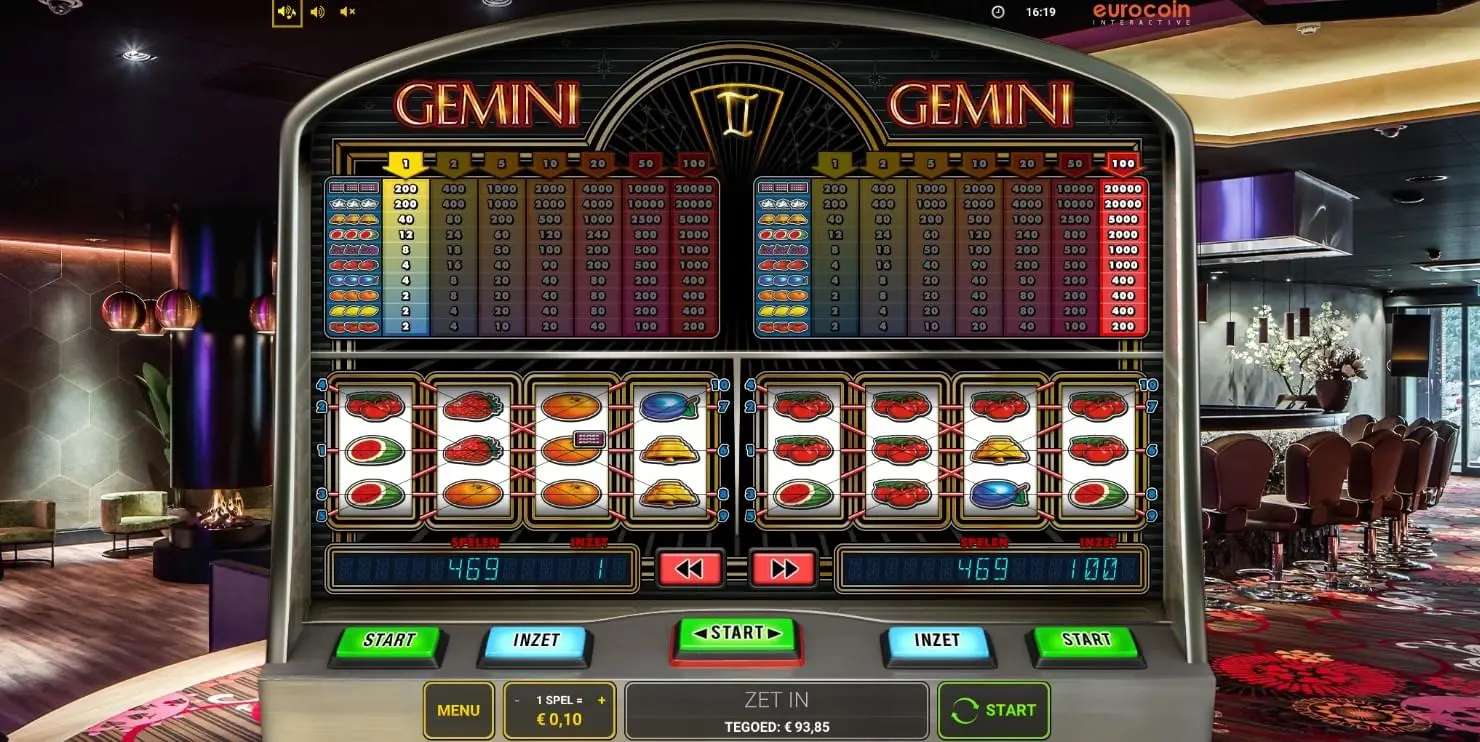 Gemini Twin 4 Inzet 1 en inzet 100