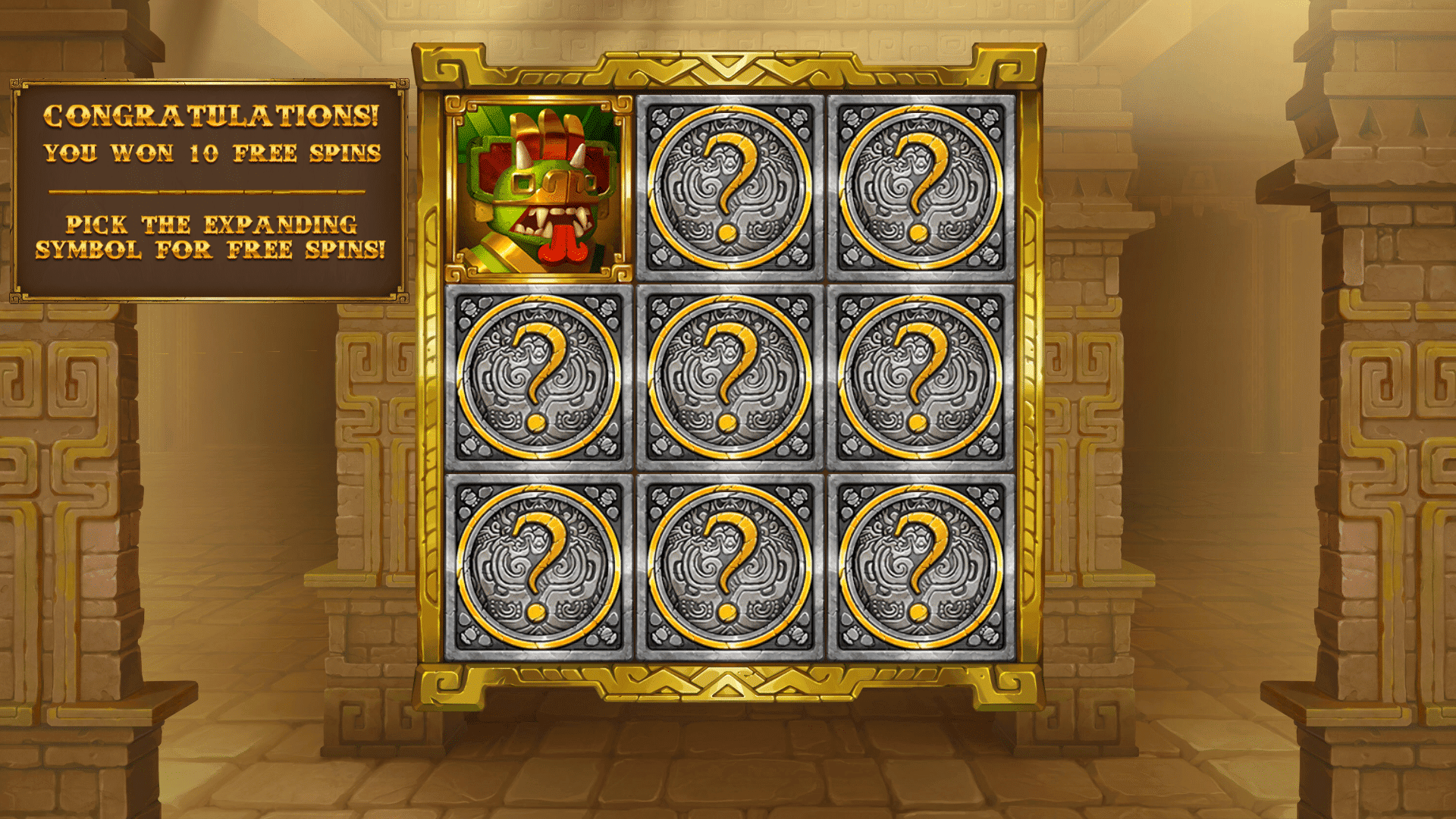 Symbol chosen gonzos gold