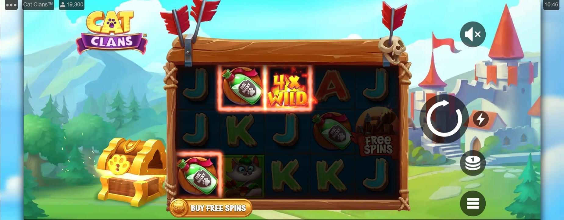 Win met wild cat clans