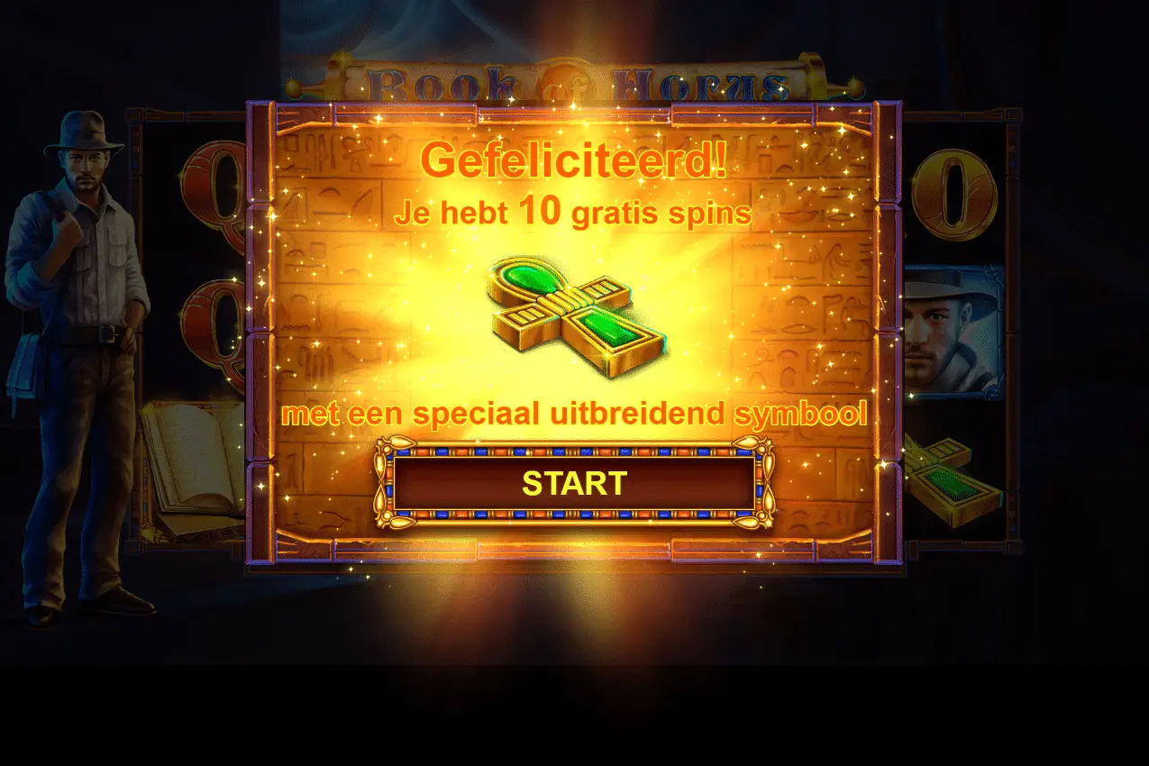 10 gratis spins book of horus