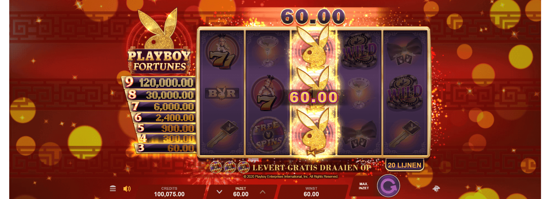 Playboy scatters 3 in zicht