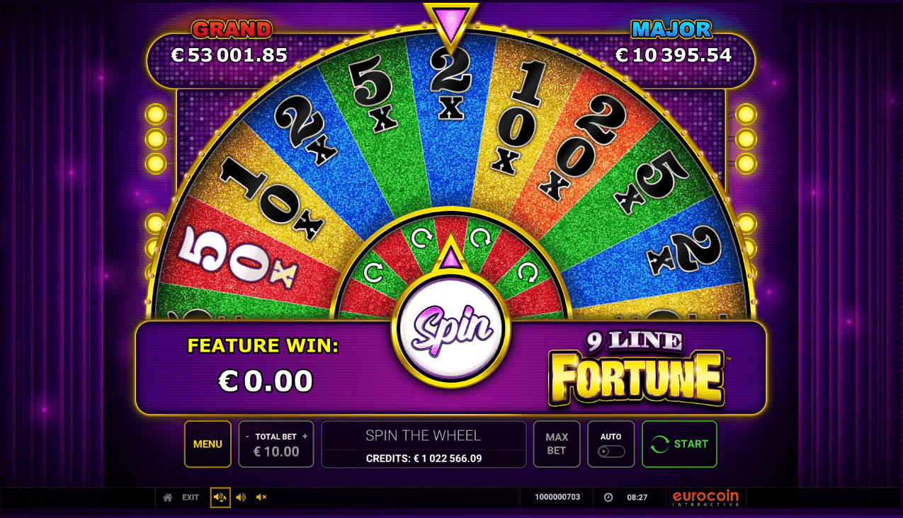 Fortune wheel 9 line fortunes