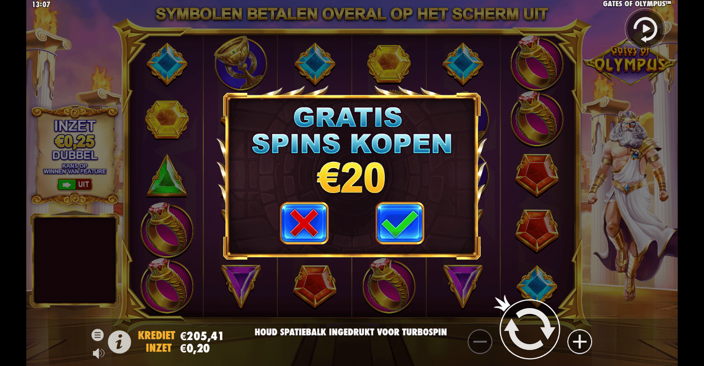 Ante bet gates of olympus