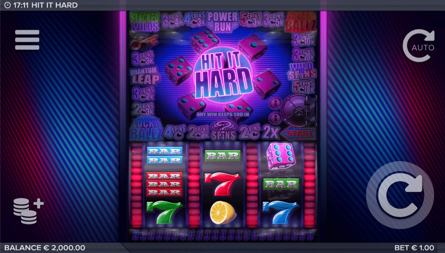 Hit it hard start bonus