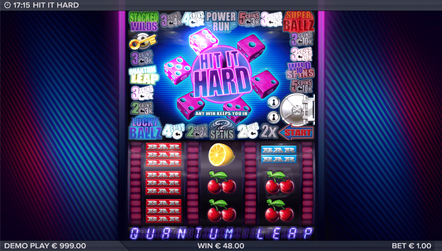 Hit it hard quantum leap