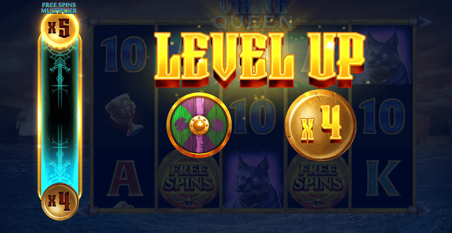 Level up x4 viking queen