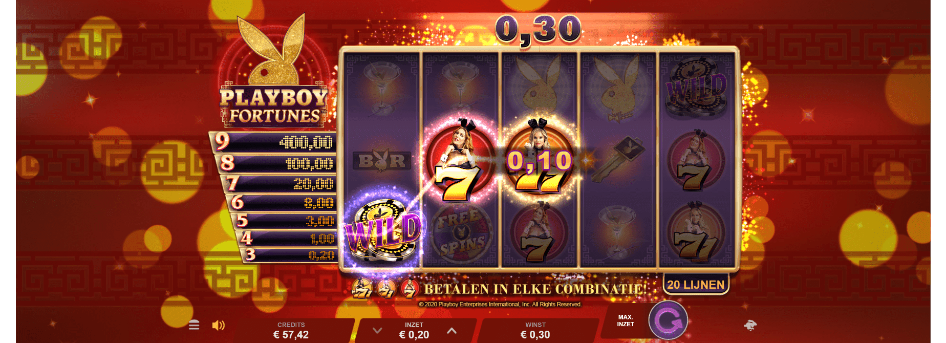 Win with wild playboy fortunes