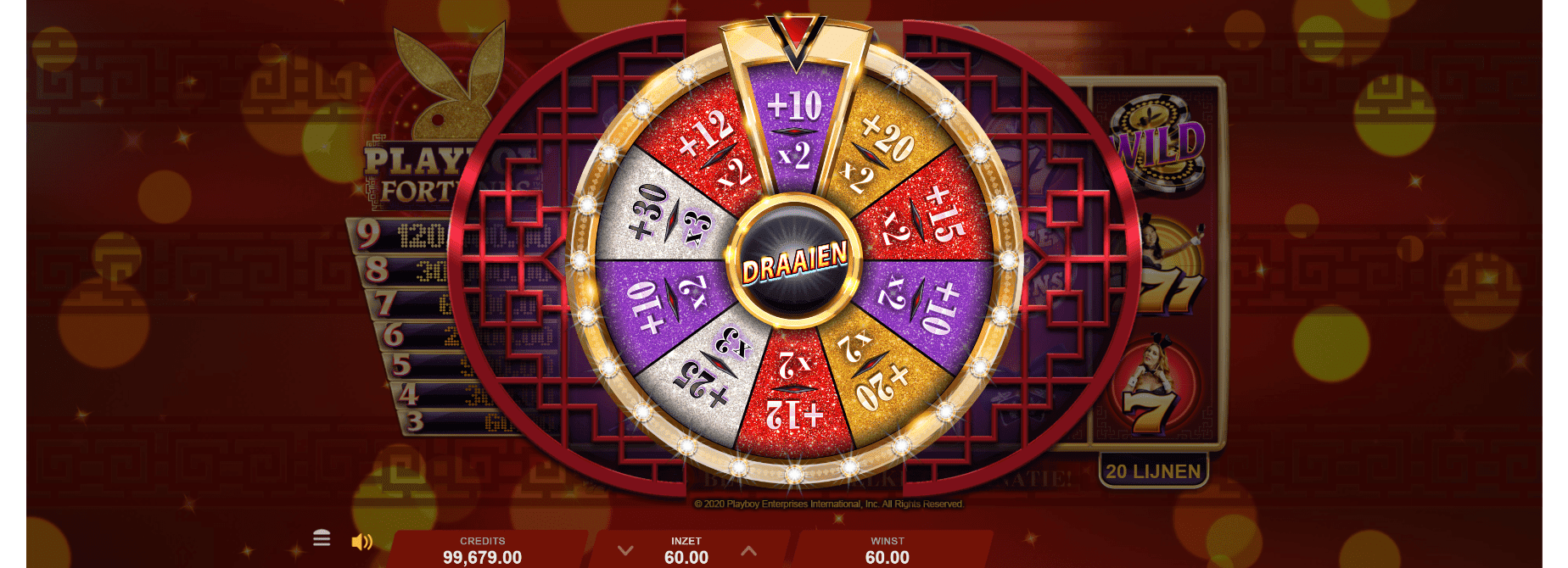 Rad van fortuin playboy fortunes