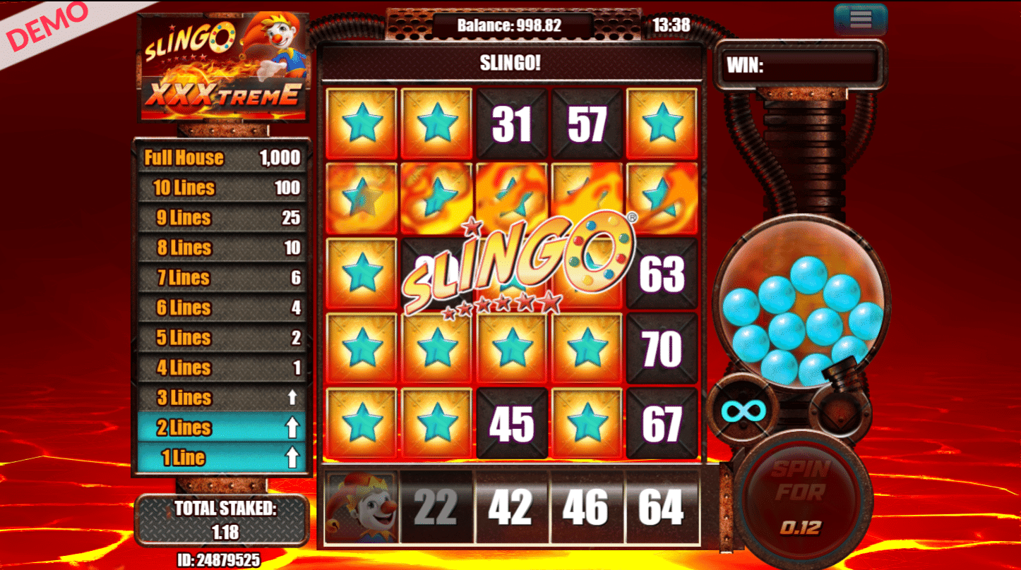 Slingo xxxtreme 1x slingo