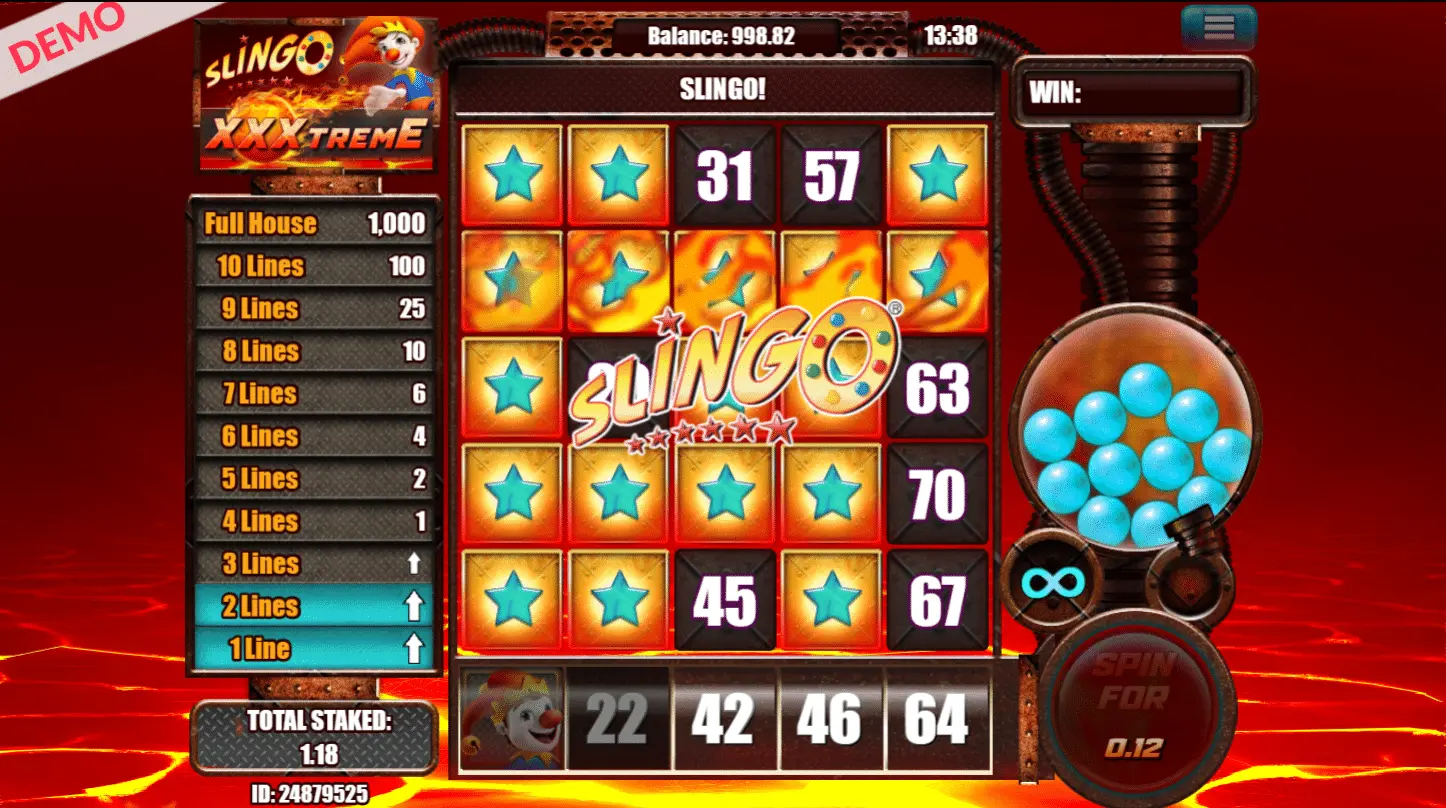 Slingo xxxtreme 1x slingo