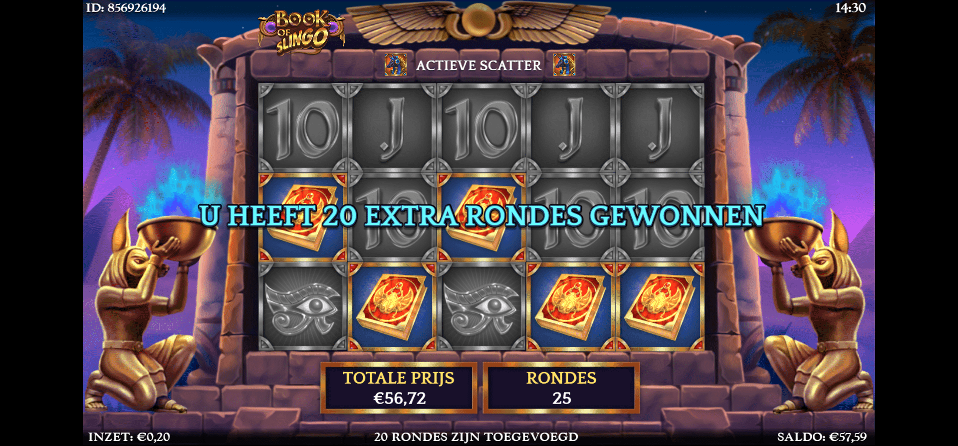 20 extra bonus rondes