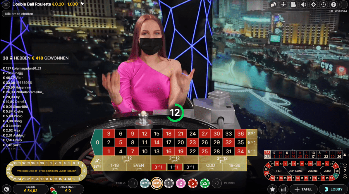 Double ball roulette evolution