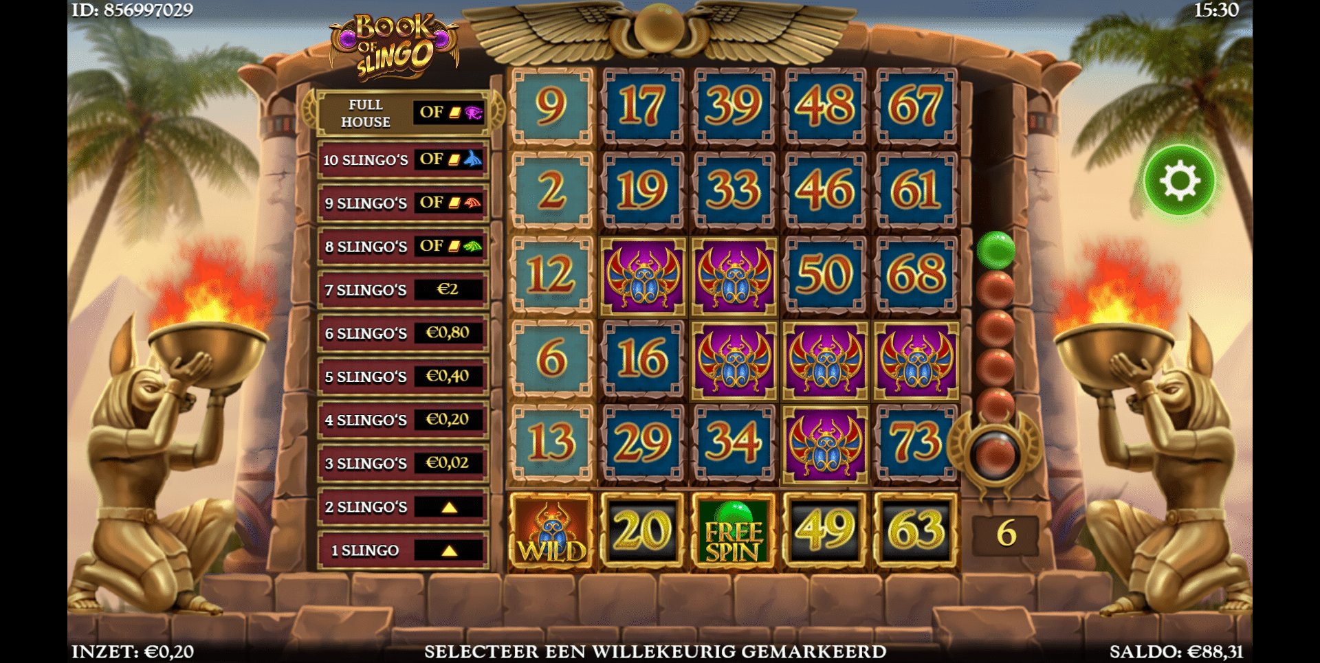 Free spin book of slingo