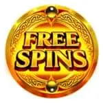 free spins logo viking queen