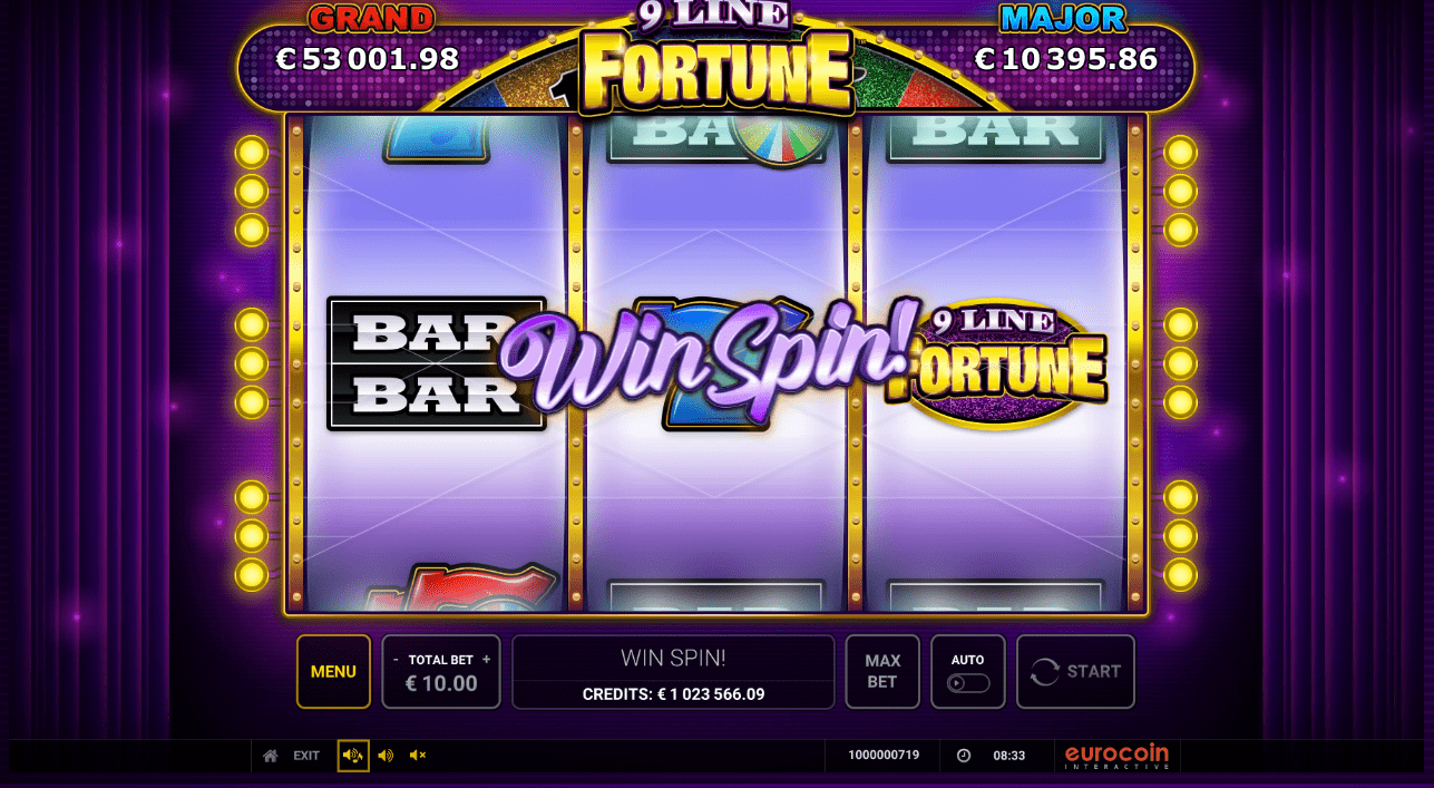 Win spin 9 line fortune