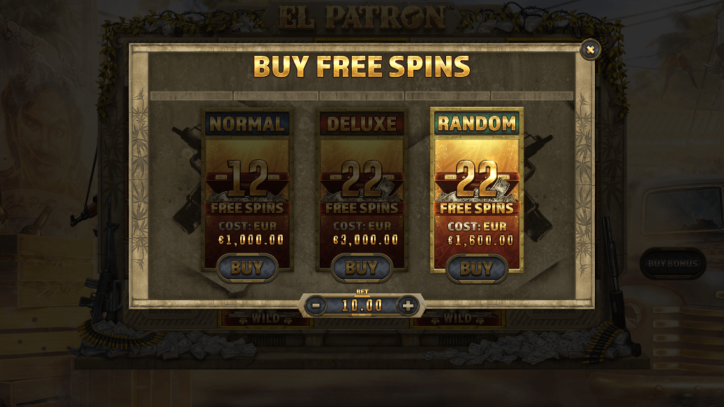 22 free spins