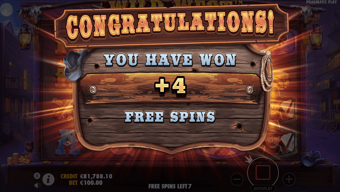 4 extra vrije spelen wild west gold