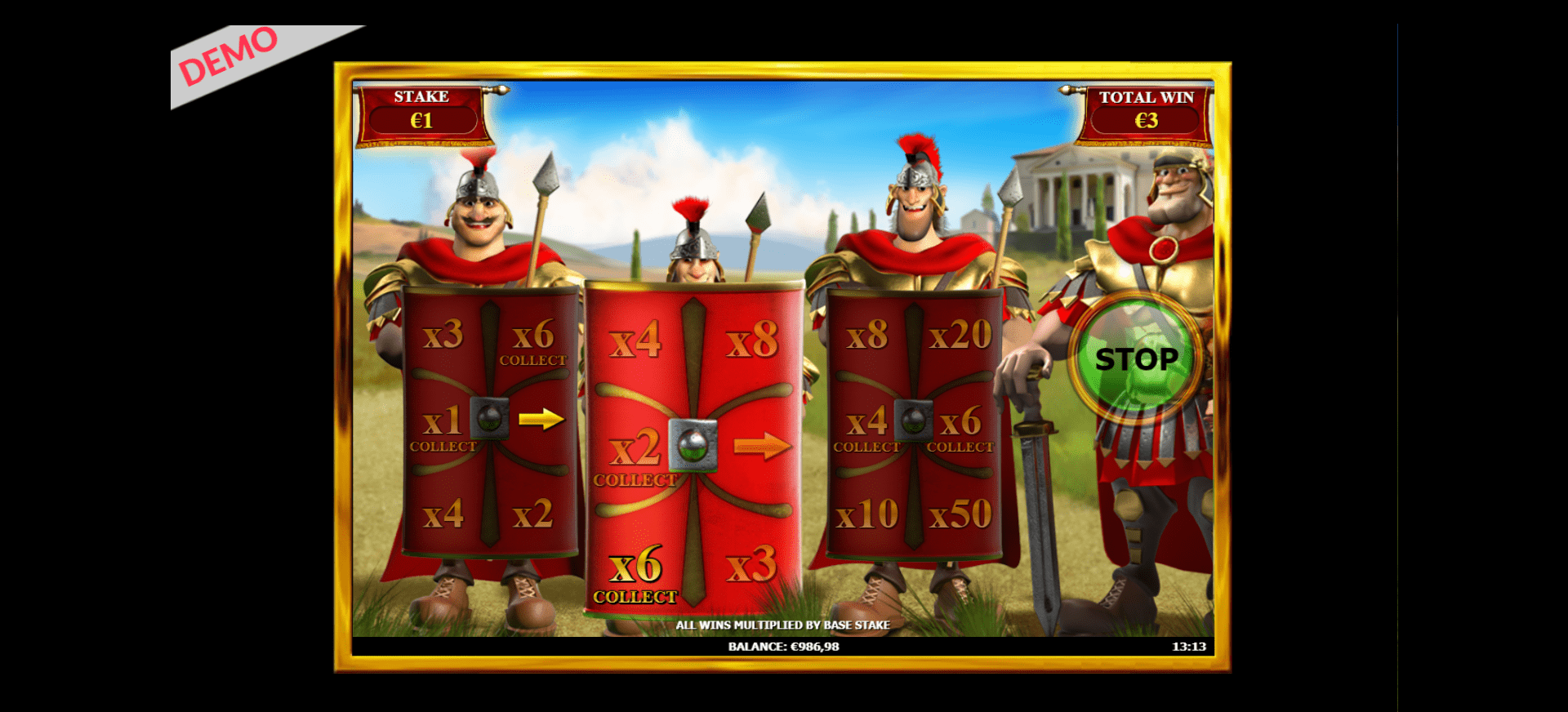 Prizes on parade slingo centurion choose 2